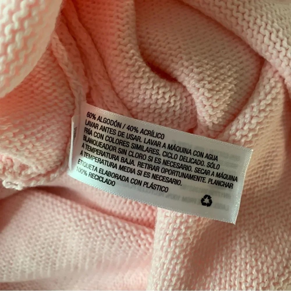 Cat & Jack Pink Pointelle Knit Dress